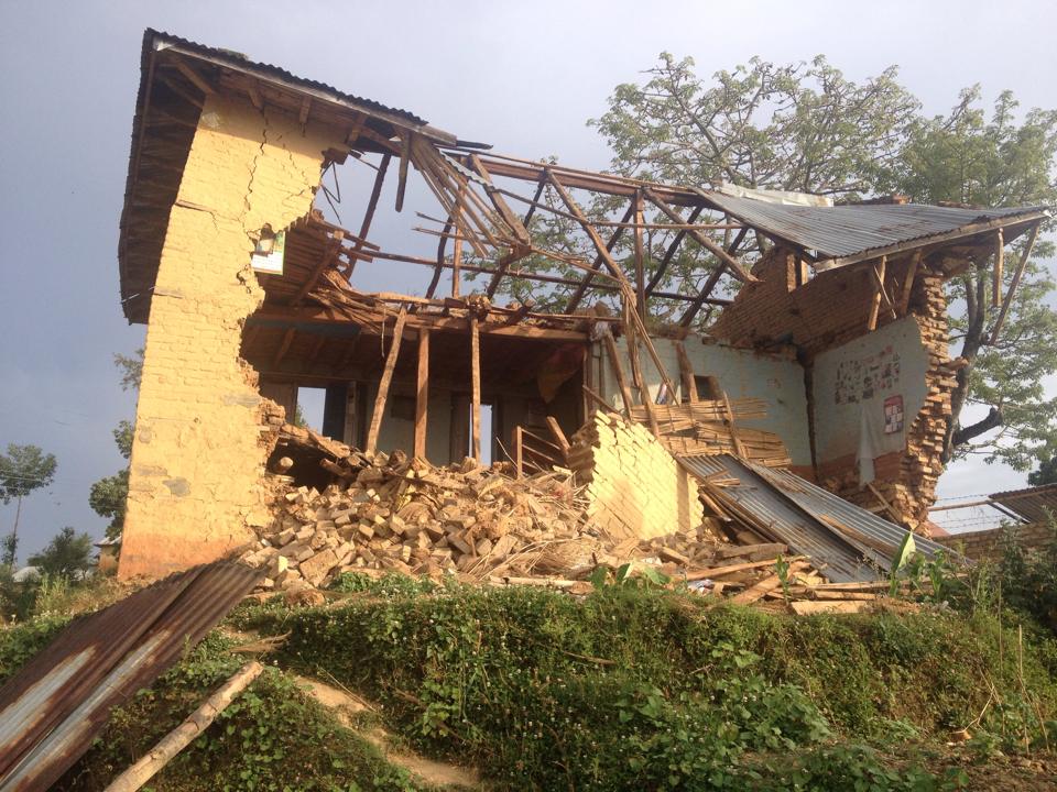 Nepal earthquake house destroyed